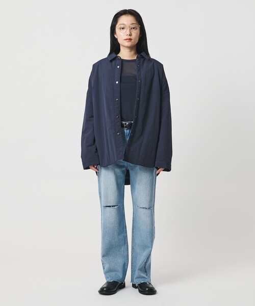 MARW UNITED ARROWS(マルゥ ユナイテッドアローズ)の「<MARW UNITED ARROWS>パディング シャツ 撥水(その他アウター・レディース・グレー系/オフホワイト/ネイビー・FREE)」の20枚目の写真