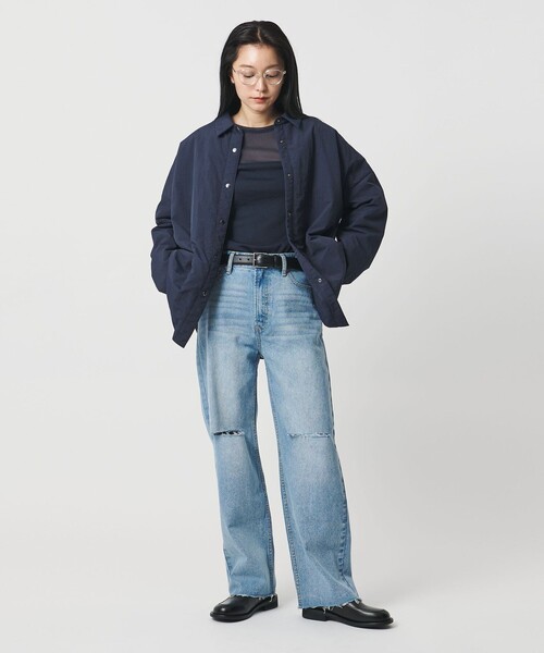MARW UNITED ARROWS(マルゥ ユナイテッドアローズ)の「<MARW UNITED ARROWS>パディング シャツ 撥水(その他アウター・レディース・グレー系/オフホワイト/ネイビー・FREE)」の19枚目の写真