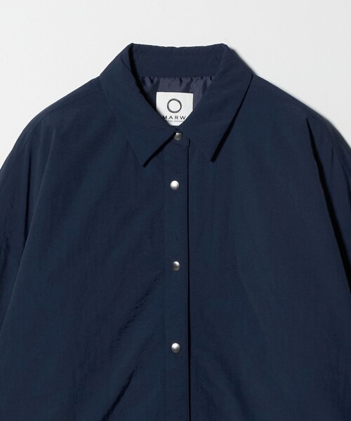 MARW UNITED ARROWS（マルゥ ユナイテッドアローズ）の「＜MARW UNITED ARROWS＞パディング シャツ 撥水（その他アウター・レディース・グレー系/オフホワイト/ネイビー・FREE）」の6枚目の写真