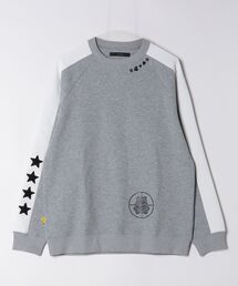 STUD MUFFIN（スタッドマフィン）の「STUD MUFFIN/スタッドマフィン/ストレッチポンチ ラインストーン ターゲットベアラインスエットシャツ/614-02862（スウェット）」