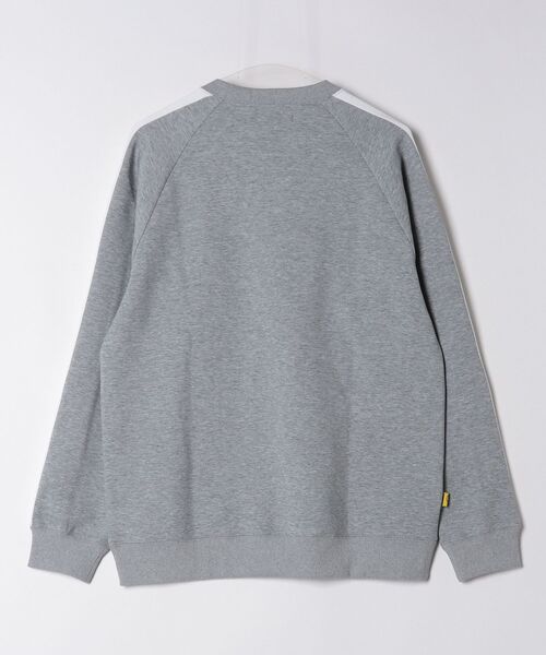 STUD MUFFIN（スタッドマフィン）の「STUD MUFFIN/スタッドマフィン/ストレッチポンチ ラインストーン ターゲットベアラインスエットシャツ/614-02862（スウェット・メンズ・ブラック/グレー・2/3）」の3枚目の写真