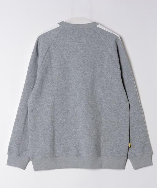 STUD MUFFIN(スタッドマフィン)の「STUD MUFFIN/スタッドマフィン/ストレッチポンチ ラインストーン ターゲットベアラインスエットシャツ/614-02862(スウェット・メンズ・ブラック/グレー・2/3/4)」の13枚目の写真