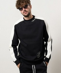 STUD MUFFIN | STUD MUFFIN/スタッドマフィン/ストレッチポンチ ラインストーン ターゲットベアラインスエットシャツ/614-02862(スウェット)