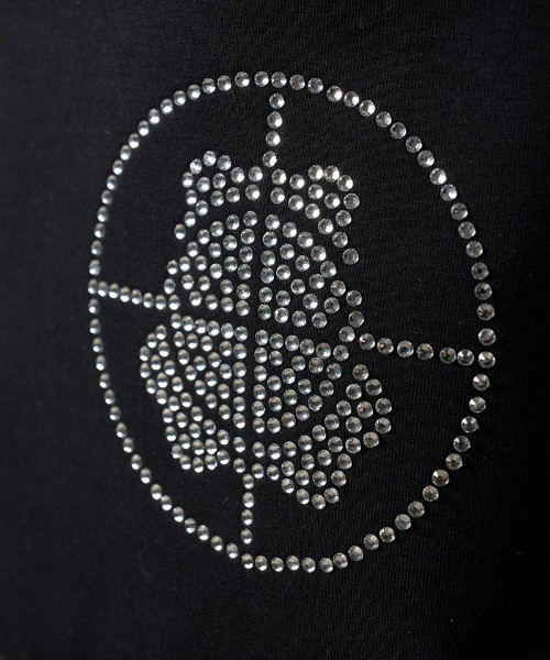 STUD MUFFIN（スタッドマフィン）の「STUD MUFFIN/スタッドマフィン/ストレッチポンチ ラインストーン ターゲットベアラインスエットシャツ/614-02862（スウェット・メンズ・ブラック/グレー・2/3）」の12枚目の写真