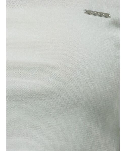 EMODA（エモダ）の「シアーベロアプレートクロップトップ（Tシャツ/カットソー・レディース・ピンク/グレー/アイボリー/ブラック・FREE）」の7枚目の写真