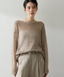 Whim Gazette | ボートメッシュニットプルオーバー(ニット/セーター)