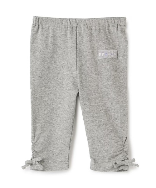 KP（ケーピー）の「ベア天竺 スパッツ 6分丈（レギンス/スパッツ・キッズ・ブラック/グレー系その他/ピンク・80ｃｍ/90cm/100cm/110cm/120cm/130cm/140cm/150cm/160cm）」の3枚目の写真