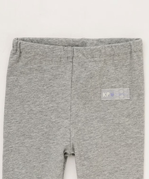 KP（ケーピー）の「ベア天竺 スパッツ 6分丈（レギンス/スパッツ・キッズ・ブラック/グレー系その他/ピンク・80ｃｍ/90cm/100cm/110cm/120cm/130cm/140cm/150cm/160cm）」の5枚目の写真