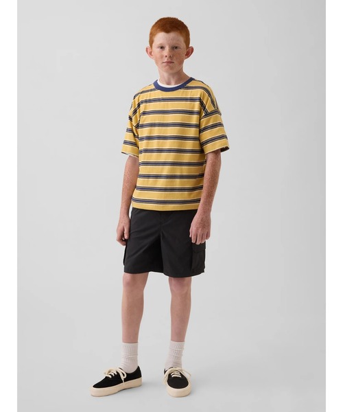 GAP(ギャップ)の「リラックスフィット プルオン ハイブリッド カーゴショートパンツ (キッズ)(その他パンツ・キッズ・ベージュ/ブラック/グレー・160cm/150cm/140cm/130cm/120cm/110cm)」の5枚目の写真