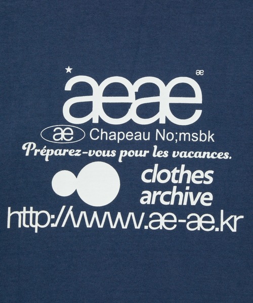 aeae(エーイーエーイー)の「WEB LOGO RINGER TEE(Tシャツ/カットソー・レディース・ライトグレー/ホワイト/インディゴブルー・FREE)」の13枚目の写真