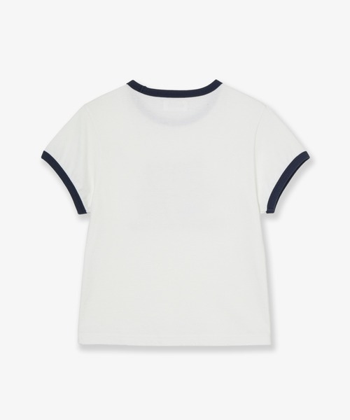 aeae(エーイーエーイー)の「WEB LOGO RINGER TEE(Tシャツ/カットソー・レディース・ライトグレー/ホワイト/インディゴブルー・FREE)」の7枚目の写真