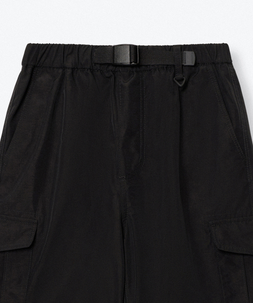 MUSINSA STANDARD KIDS（ムシンサスタンダードキッズ）の「[シティレジャー] NP ワイドベルト付きバンディングカーゴパンツ [ブラック]（スウェットパンツ・レディース・その他・120/130/140/150/160/110）」の7枚目の写真
