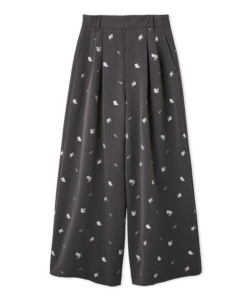 LILY BROWN（リリーブラウン）の「【LILY BROWN×KEITA MARUYAMA】sakuraエンブロイダリートラウザーズ（その他パンツ・レディース・ネイビー/グレー・1/0）」の3枚目の写真