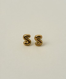 〈LOINE〉金属アレルギー対応 / ステンレス / イニシャル ピアス