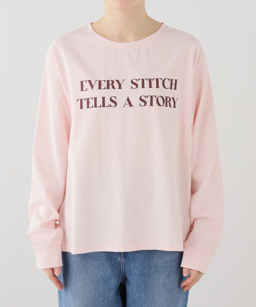 FRAMeWORK（フレームワーク）の「カラーロゴロンT（Tシャツ/カットソー・レディース・ピンク/ホワイト/サックスブルー・FREE）」の22枚目の写真