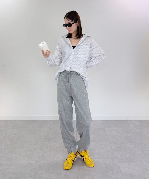 mellomela.(メロメラ)の「ロング丈ボリュームスリーブビッグシャツ(シャツ/ブラウス・レディース・サックスブルー/ベージュ系その他2/ブルー系3/ホワイト系8・FREE)」の8枚目の写真