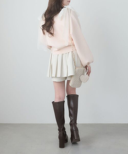 MAJESTIC LEGON（マジェスティックレゴン）の「クローバーボタンUVカットカーデ（カーディガン/ボレロ・レディース・イエロー/ブルー/ライトグリーン/ピンク/アイボリー・MEDIUM）」の13枚目の写真