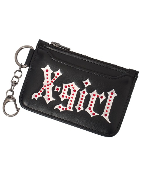 X-girl（エックスガール）の「FOIL PRINT CARD CASE（カードケース・レディース・ブラック/ライトピンク・ONE SIZE）」の10枚目の写真