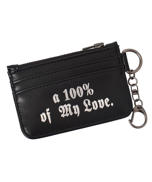 X-girl（エックスガール）の「FOIL PRINT CARD CASE（カードケース・レディース・ブラック/ライトピンク・ONE SIZE）」の11枚目の写真