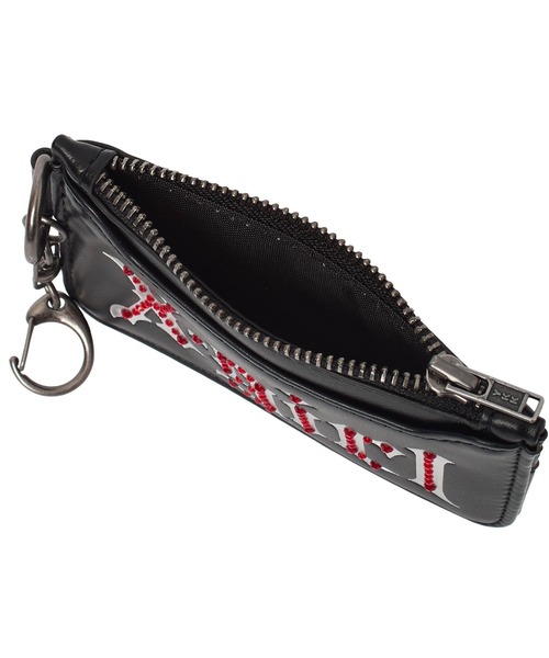 X-girl（エックスガール）の「FOIL PRINT CARD CASE（カードケース・レディース・ブラック/ライトピンク・ONE SIZE）」の13枚目の写真