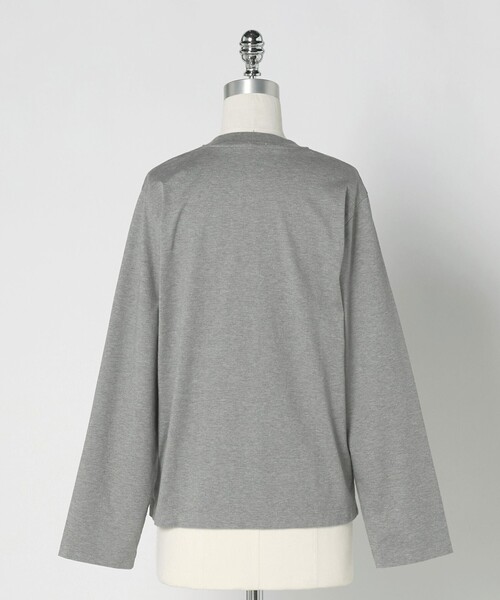 LOEFF(ロエフ)の「<LOEFF>スビンコットン ロングスリーブ カットソー(Tシャツ/カットソー・レディース・グレー系/ホワイト・FREE)」の13枚目の写真
