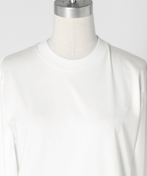 LOEFF(ロエフ)の「<LOEFF>スビンコットン ロングスリーブ カットソー(Tシャツ/カットソー・レディース・グレー系/ホワイト・FREE)」の18枚目の写真