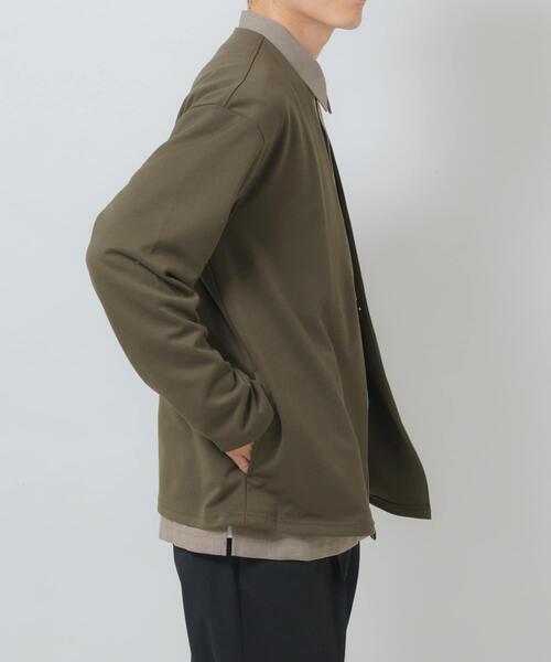 ITEMS URBANRESEARCH(アイテムズ アーバンリサーチ)の「『洗濯可』SMART-air 調温 ノーラペルジャケット(楽着シリーズ)(ノーカラージャケット・メンズ・ネイビー/カーキ/グレー系その他/ブラック・LARGE/MEDIUM)」の11枚目の写真