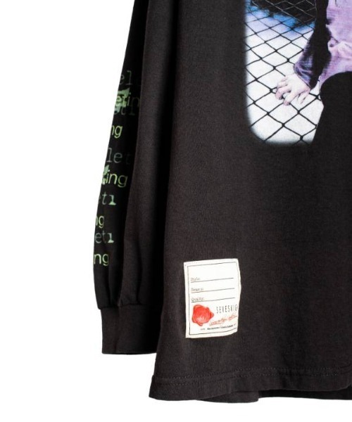 SEVESKIG（セヴシグ）の「seveskig/セブシグ/SEV vs Lain PT-07 L/SL TEE（Tシャツ/カットソー・メンズ・ブラック・XL/L/M）」の5枚目の写真