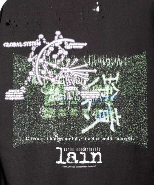 SEVESKIG（セヴシグ）の「seveskig/セブシグ/SEV vs Lain PT-07 L/SL TEE（Tシャツ/カットソー・メンズ・ブラック・XL/L/M）」の4枚目の写真