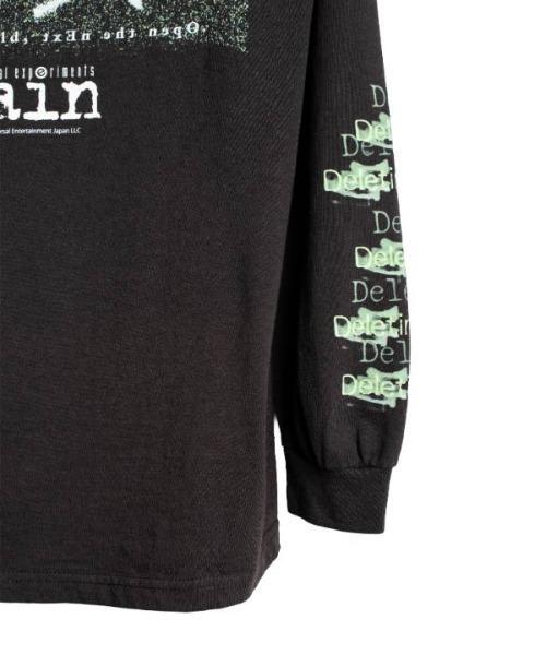 SEVESKIG（セヴシグ）の「seveskig/セブシグ/SEV vs Lain PT-07 L/SL TEE（Tシャツ/カットソー・メンズ・ブラック・XL/L/M）」の8枚目の写真