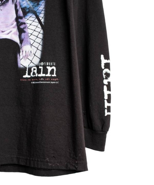 SEVESKIG（セヴシグ）の「seveskig/セブシグ/SEV vs Lain PT-07 L/SL TEE（Tシャツ/カットソー・メンズ・ブラック・XL/L/M）」の6枚目の写真