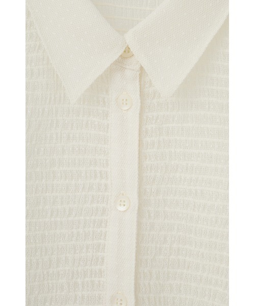 GATHERED MESH SHIRTS（シャツ/ブラウス）｜CLANE（クラネ）の