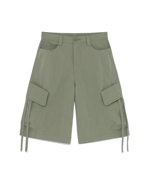 THECOLDESTMOMENT(ザコールデストモーメント)の「TCM ripstop strap cargo half pants (green)(その他パンツ・レディース・その他・MEDIUM/LARGE/SMALL)」の2枚目の写真
