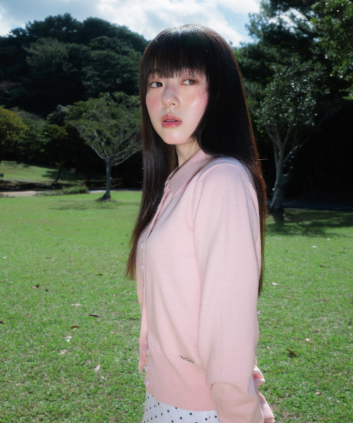 ROSEFRANTZ（ロゼフランツ）の「Fabric Button Collar Cardigan [Pink]（カーディガン/ボレロ・レディース・PINK・OS）」の6枚目の写真