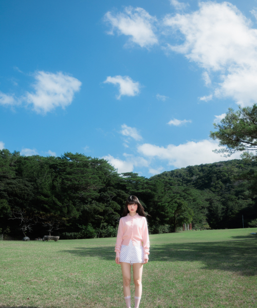 ROSEFRANTZ（ロゼフランツ）の「Fabric Button Collar Cardigan [Pink]（カーディガン/ボレロ・レディース・PINK・OS）」の9枚目の写真