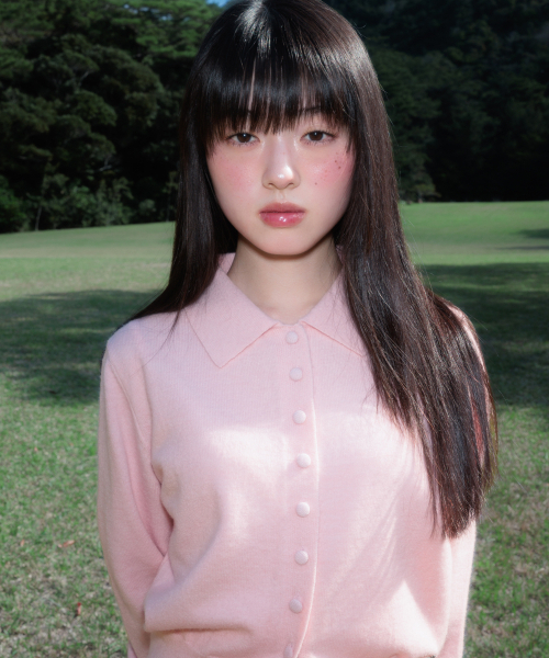 ROSEFRANTZ（ロゼフランツ）の「Fabric Button Collar Cardigan [Pink]（カーディガン/ボレロ・レディース・PINK・OS）」の14枚目の写真