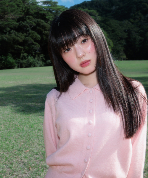 ROSEFRANTZ（ロゼフランツ）の「Fabric Button Collar Cardigan [Pink]（カーディガン/ボレロ・レディース・PINK・OS）」の15枚目の写真