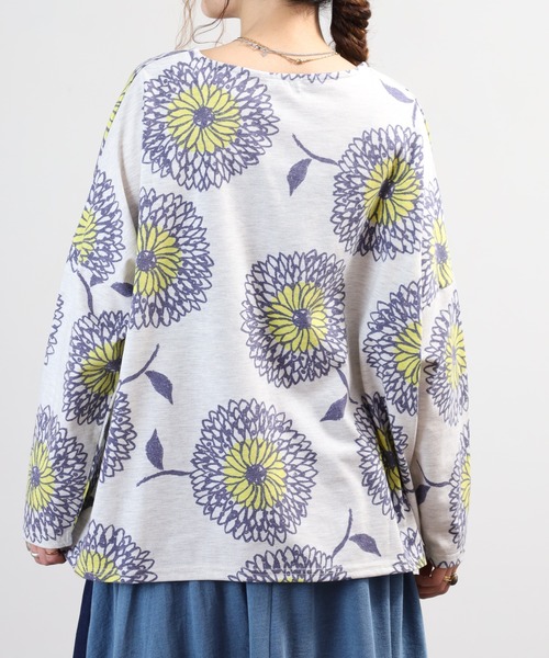 BARNDOOR（バーンドア）の「天竺長袖ドルマンプルオーバー 26AW（Tシャツ/カットソー・レディース・グレー系3/イエロー系1/グリーン系2/ブラック系2・FREE）」の8枚目の写真