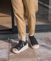 Re:getA 軽量厚底スポーティサンダル RE253