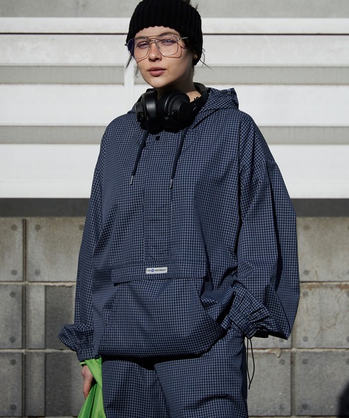 OK YESTERDAY(オッケーイエスタデイ)の「OK YESTERDAY / オーケー イエスタデイ アノラック / ANORAK 2026年 夏 夏服(シャツ/ブラウス・レディース・ホワイト/ブラック系/ブルー/カーキ/ブラック/ネイビー・M/L)」の1枚目の写真