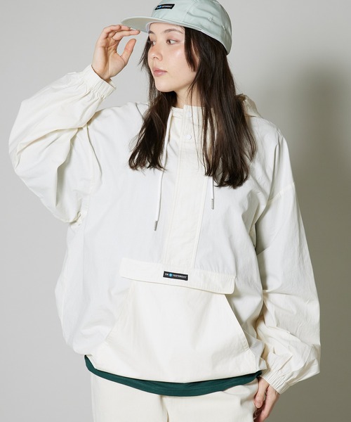 OK YESTERDAY(オッケーイエスタデイ)の「OK YESTERDAY / オーケー イエスタデイ アノラック / ANORAK 2026年 夏 夏服(シャツ/ブラウス・レディース・ホワイト/ブラック系/ブルー/カーキ/ブラック/ネイビー・M/L)」の2枚目の写真