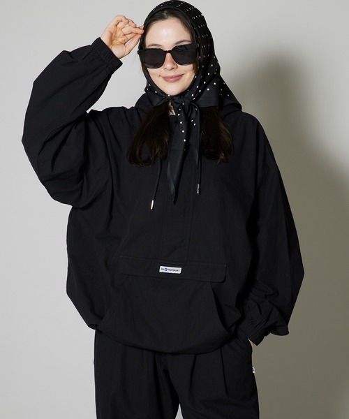 OK YESTERDAY(オッケーイエスタデイ)の「OK YESTERDAY / オーケー イエスタデイ アノラック / ANORAK 2026年 夏 夏服(シャツ/ブラウス・レディース・ホワイト/ブラック系/ブルー/カーキ/ブラック/ネイビー・M/L)」の3枚目の写真