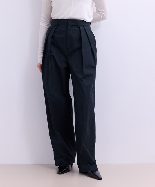 ADAM ET ROPE'(アダムエロペ)の「【WEB限定】ワイドレッグトラウザーパンツ(その他パンツ・レディース・ネイビー/ベージュ/ブラック・36/38/34)」の9枚目の写真