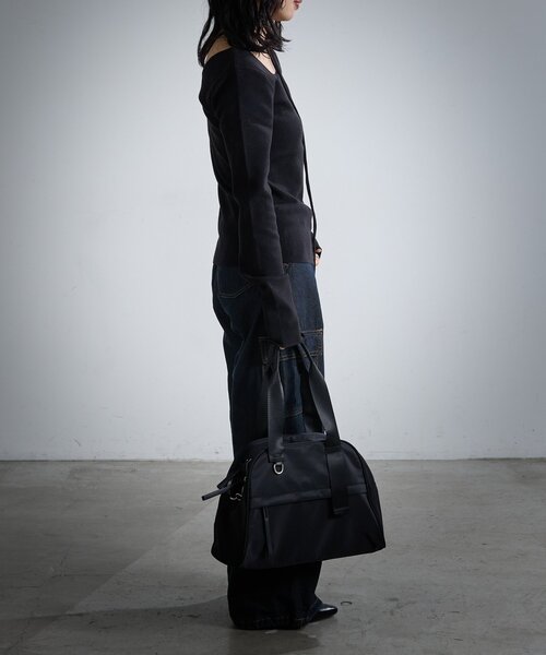 goocy（グーシー）の「【着回し力抜群！】チョーカー付き前後2WAYニット（ニット/セーター・レディース・ブラウン/ブラック/アイボリー・FREE）」の22枚目の写真