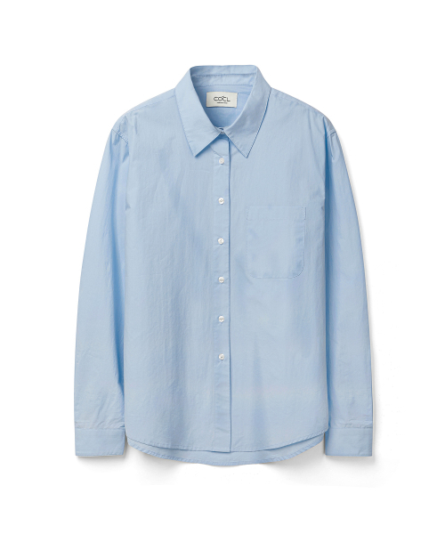 COSTUME O’CLOCK(コスチュームオクロック)の「ウォッシュドペーパー ロングスリーブシャツ 4 COLOR COWSH001(シャツ/ブラウス・レディース・ホワイト/スカイブルー/ネイビー/ライトイエロー・F)」の18枚目の写真
