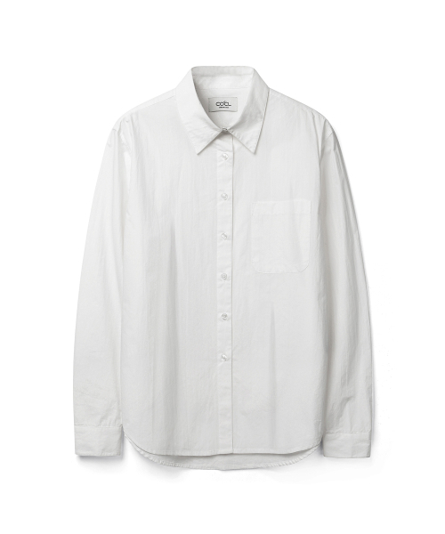 COSTUME O’CLOCK(コスチュームオクロック)の「ウォッシュドペーパー ロングスリーブシャツ 4 COLOR COWSH001(シャツ/ブラウス・レディース・ホワイト/スカイブルー/ネイビー/ライトイエロー・F)」の22枚目の写真