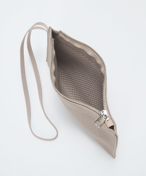 Breath TOPKAPI（ブレストプカピ）の「【Breath TOPKAPI】ニットジャガード 2way ビッグ トートバッグ ポーチ付き（トートバッグ・レディース・ブラック/グレイッシュブルー/ライトグレー/ブラウン/ベージュ・FREE）」の13枚目の写真