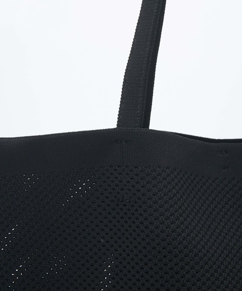Breath TOPKAPI（ブレストプカピ）の「【Breath TOPKAPI】ニットジャガード 2way ビッグ トートバッグ ポーチ付き（トートバッグ・レディース・ブラック/グレイッシュブルー/ライトグレー/ブラウン/ベージュ・FREE）」の14枚目の写真
