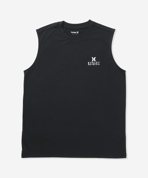 Hurley （ハーレー）の「【Hurley:ハーレー】バックプリントロゴタンクトップ　吸水速乾　HARDCORE SLEEVELESS（タンクトップ・メンズ・ブラック/ブルーグレー/ホワイト・X-LARGE/MEDIUM/SMALL/LARGE）」の2枚目の写真