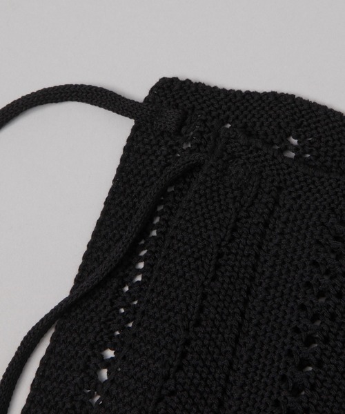 JEANASIS（ジーナシス）の「クロシェニットマキベルト/652856（ベルト・レディース・アイボリー/ブラック・FREE）」の4枚目の写真